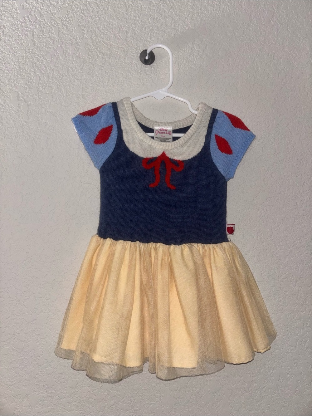 Snow White Princess Knit Tulle Dress - Navy, Blue, Red, Cream - worn once